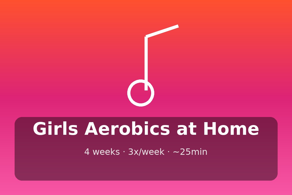 أيروبكس بنات في البيت (إيقاع/حرق)