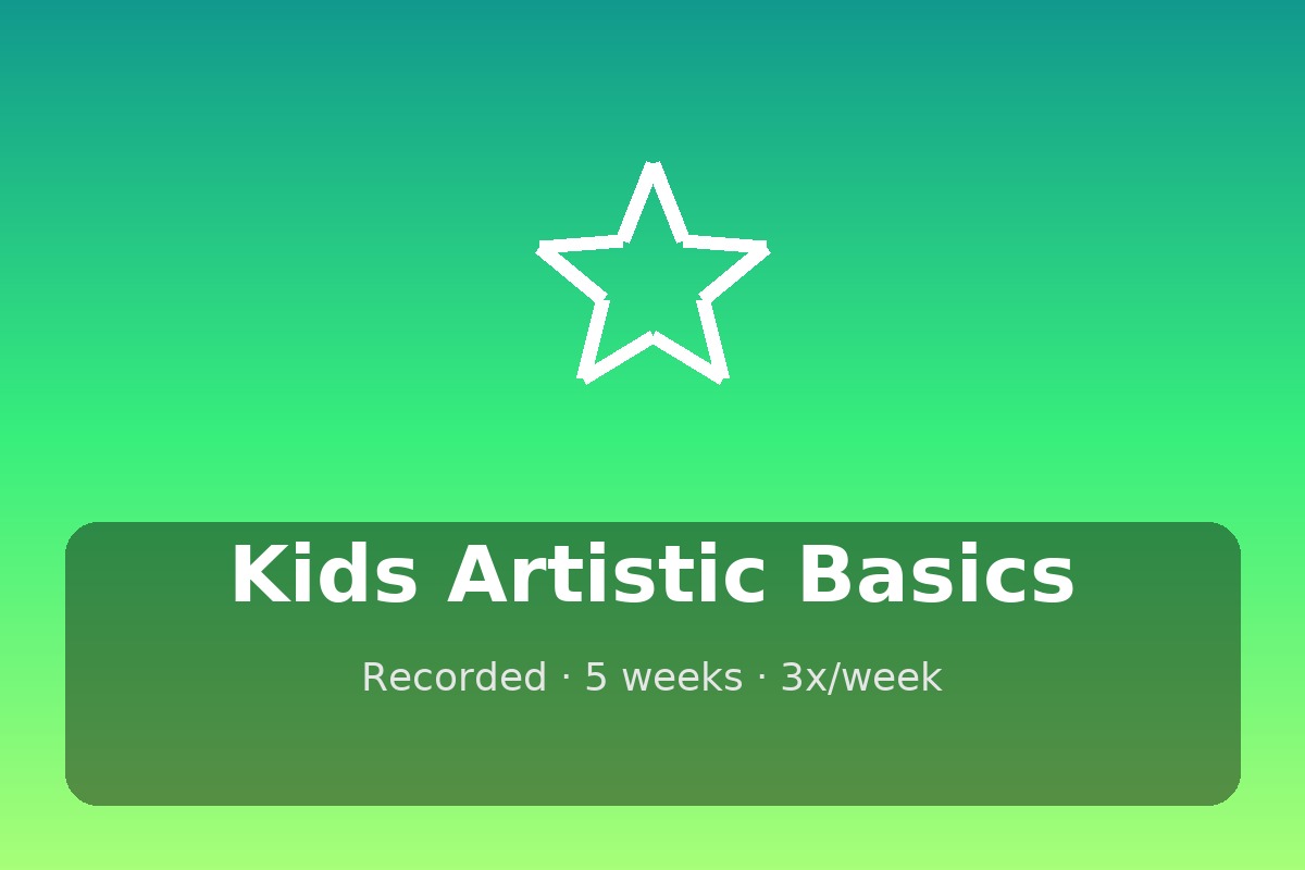 أساسيات الجمباز للأطفال (فيديوهات مسجّلة)